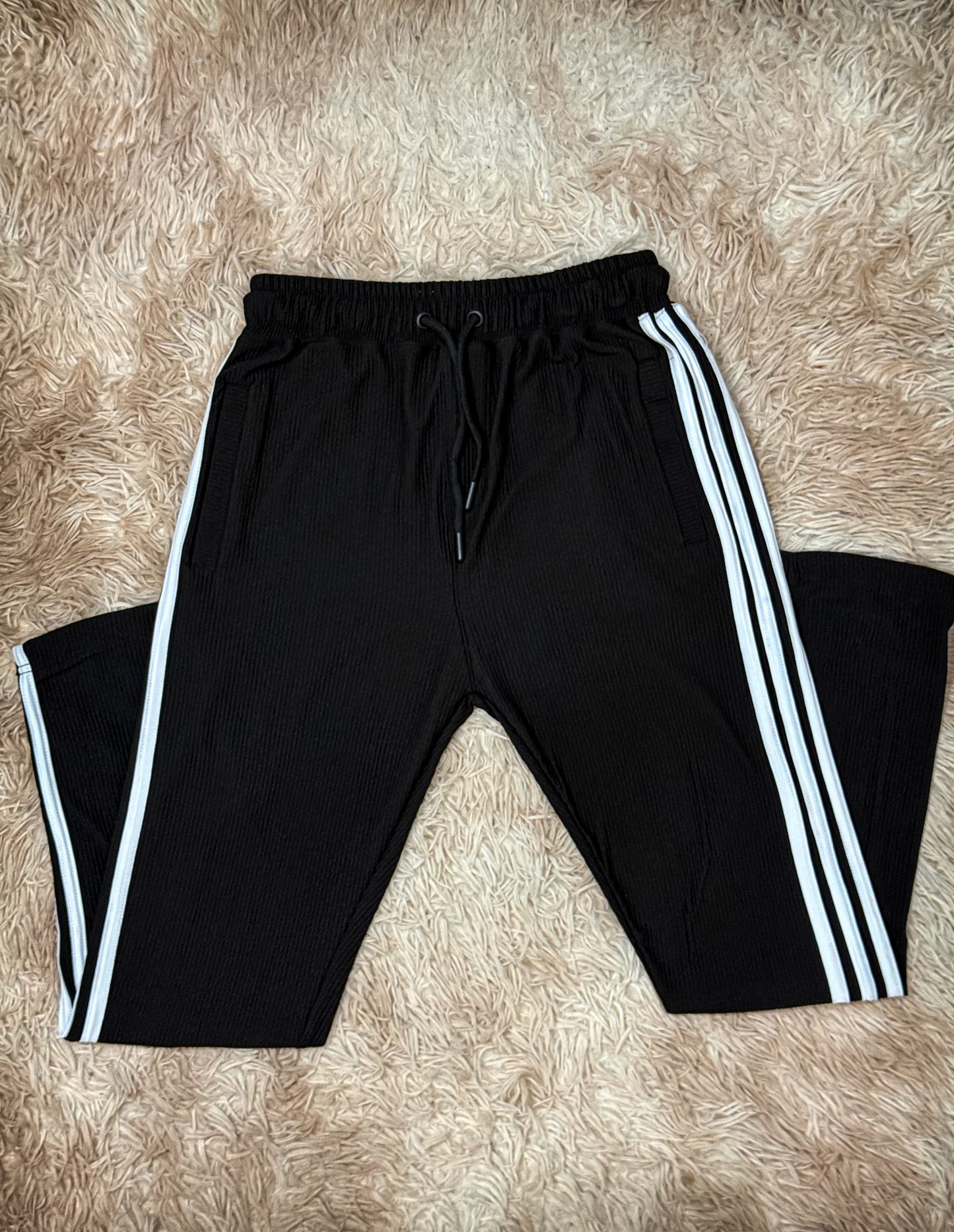 BLACK COLAR HALF ZIP ADIDAS TRACKSUIT FOR MEN'S