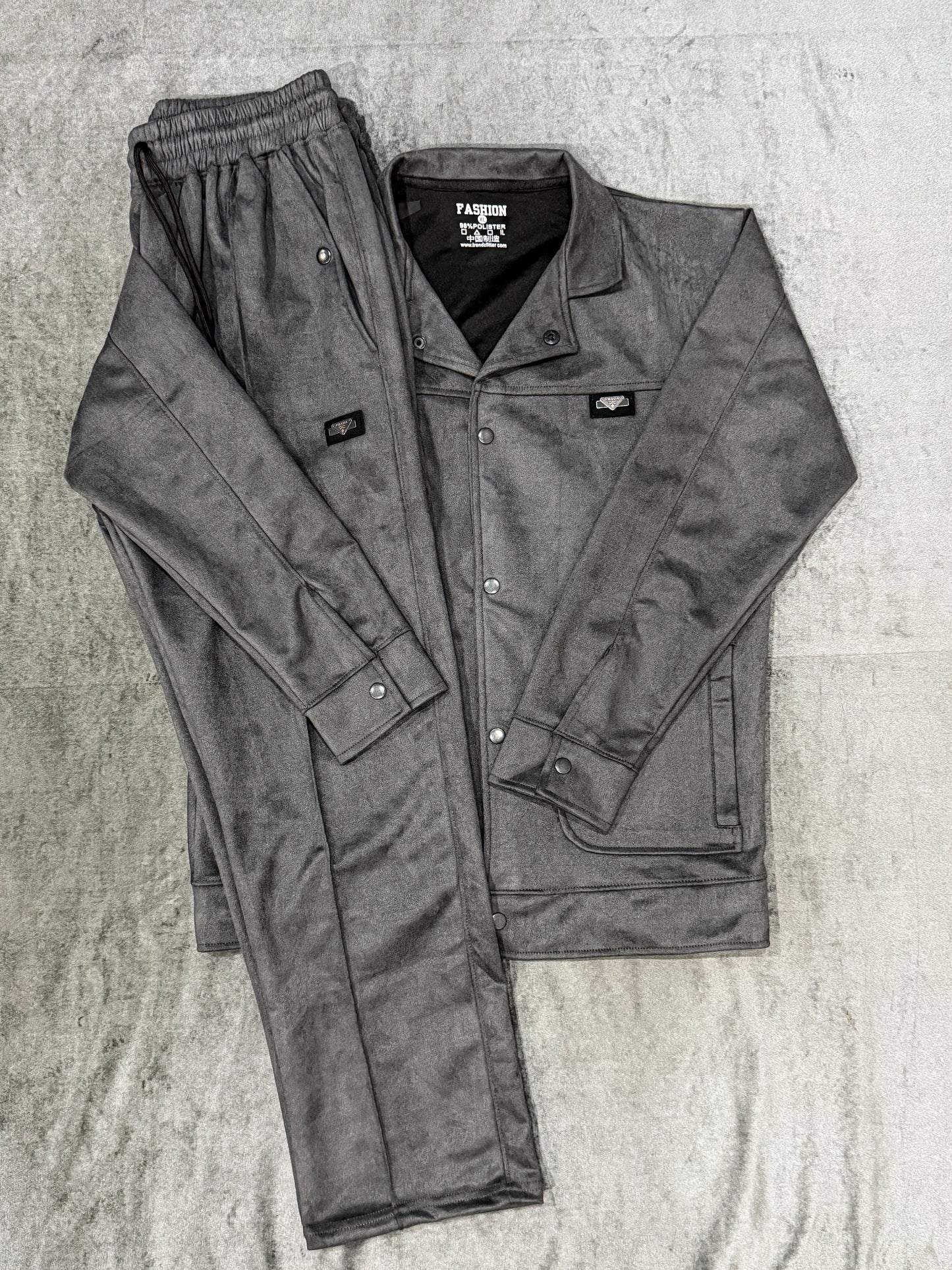 GREY BURBERRY SWEET SCUBA TRACKSUIT FOR MEN,S